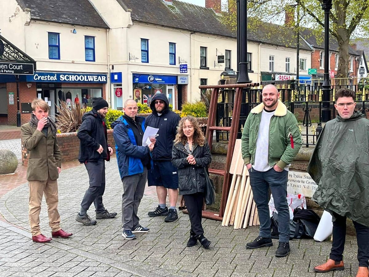 Neo-Nazi Homeland Party Fall Out With Cannock Anti-Migrant Protestors