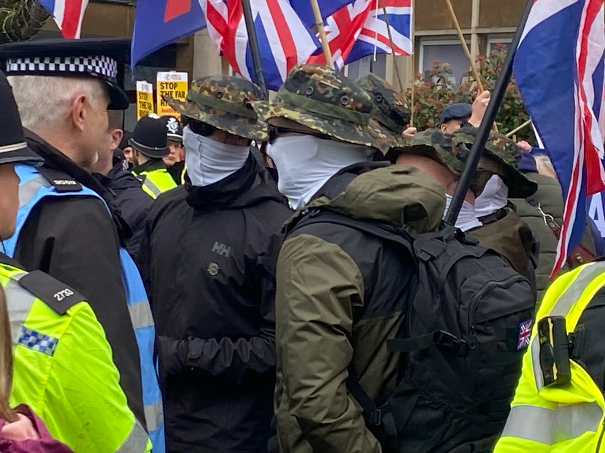 Monthly Briefing: Patriotic Alternative protest in Warwick