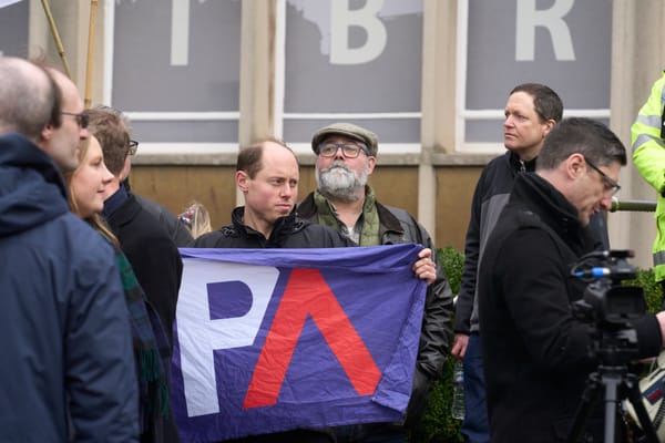 Monthly Briefing: Patriotic Alternative protest in Warwick